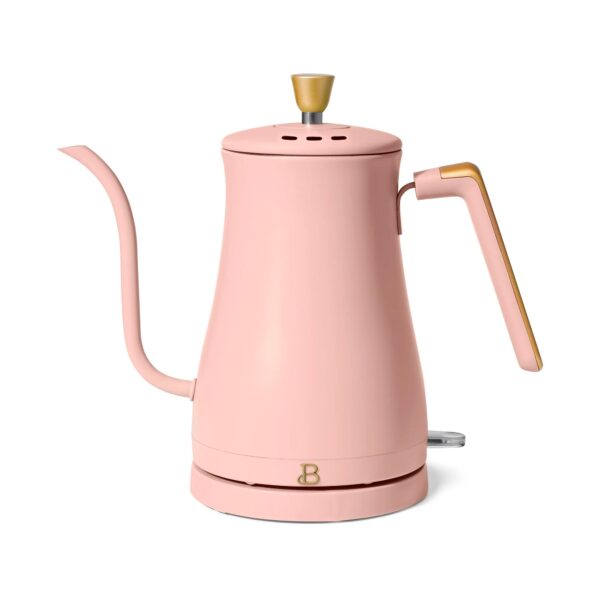 Beautiful 1-Liter Electric Gooseneck Kettle 1200 W, Rose by Drew Barrymore